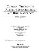 Current therapy in allergy, immunology, and rheumatology