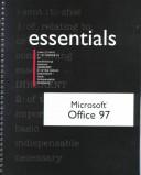 Cover of: Microsoft Office 97 Professional Essentials