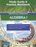 Cover of: Study Guide and Practice Workbook - Prentice Hall Mathematics by 