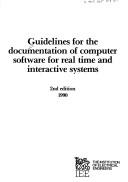 Guidelines for the documentation of computer software for real time and interactive systems