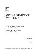 Cover of: Annual Review of Psychology