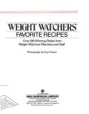 Cover of: Weight Watchers' Favorite Recipes