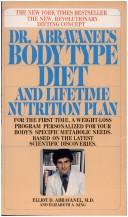 Cover of: Dr Abravanels Body Type Diet and Lifetime by Elliot D. Abravanel