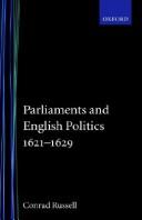 Parliaments and English politics 1621-1629