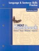 Cover of: Holt Handbook Language and Sentence Skill Practice - Intro Course Paper Back