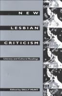 Cover of: New lesbian criticism: literary and cultural readings