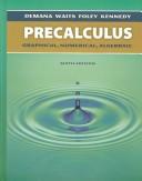 Cover of: Precalculus: graphical, numerical, algebraic
