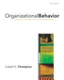 Cover of: Organizational Behavior | CHAMPOUX