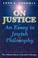 Cover of: On Justice