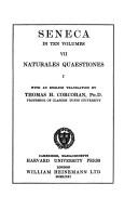 Seneca in ten volumes. 7: Naturales questiones. 1