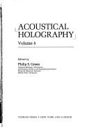Cover of: Acoustical Holography