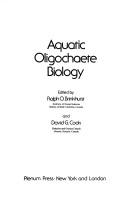 Aquatic oligochaete biology