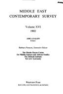 Cover of: Middle East Contemporary Survey