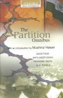 Cover of: The Partition Omnibus: comprising<br>  Prelude to Partition: The Indian Muslims and the Imperial System of Control 1920 - 1932.<br>  The Origins of the ... of India With Contribution from Marc Tull