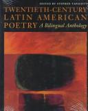Cover of: Twentieth-century Latin American poetry: a bilingual anthology