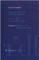 Cover of: Allgemeine Staatslehre und Verfassungslehre (Springers Lehrbücher der Rechtswissenschaft)
