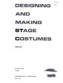 Cover of: Designing and making stage costumes by Motley pseud.