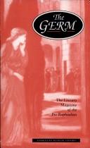 Cover of: The Germ: the literary magazine of the Pre-Raphaelites