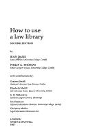 How to use a law library