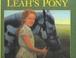 Cover of: Leah's Pony
