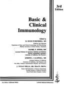 Cover of: Basic and Clinical Immunology