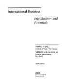 International business by Donald A. Ball