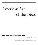Cover of: American art of the 1960s