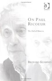 Cover of: On Paul Ricoeur: The Owl of Minerva (Transcending Boundaries in Philosophy and Theology) (Transcending Boundaries in Philosophy and Theology) (Transcending Boundaries in Philosophy and Theology)