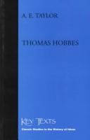 Cover of: Thomas Hobbes (Key Texts)