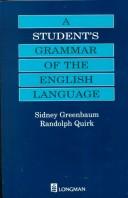 Cover of: A Student's Grammar of the English Language by Sidney Greenbaum, Randolph Quirk
