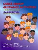 Cover of: Large Group Guidance Activities by Joe Wittmer