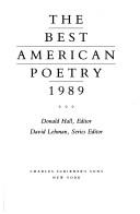 Cover of: The Best American Poetry 1989
