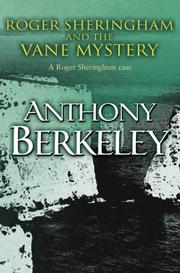Cover of: Roger Sheringham and the Vane Mystery
