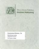 Cover of: Customized Botany