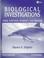 Cover of: Biological Investigations