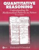 Cover of: Quantitative Reasoning | Frederick P. Greenleaf