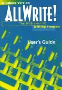 Cover of: Allwrite!: The McGraw-Hill Writing Program : User's Guide : Windows Version