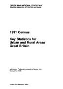 1991 census : key statistics for urban and rural areas Great Britain : laid before Parliament pursuant to Section 4(1) Census Act 1920