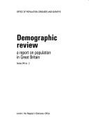 Demographic review : a report on population in Great Britain, 1977, 1984