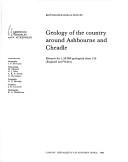 Cover of: Geology of the Country Around Ashbourne and Cheadle