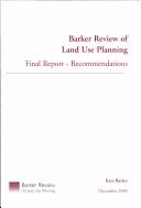 Barker review of land use planning : final report - recommendations