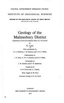 Geology of the Malmesbury district : (explanation of One-inch Geological Sheet 251, New Series)