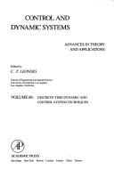 Cover of: Control and Dynamic Systems: Advances in Theory and Applications : Discrete-Time Dynamic and Control System Techniques (Control and Dynamic Systems)