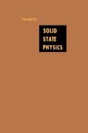 Cover of: Solid State Physics | Frederick Seitz