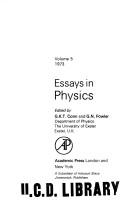 Essays in physics. Vol.5 : 1973