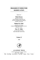 Cover of: Progress in Behavior Modification |