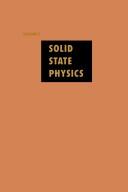 Cover of: Solid State Physics: Advances in Research and Applications