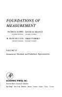 Foundations of measurement