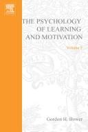 The psychology of learning and motivation : advances in research and theory. Vol.5