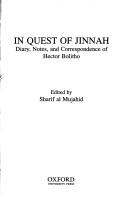 In quest of Jinnah : diary, notes, and correspondence of Hector Bolitho